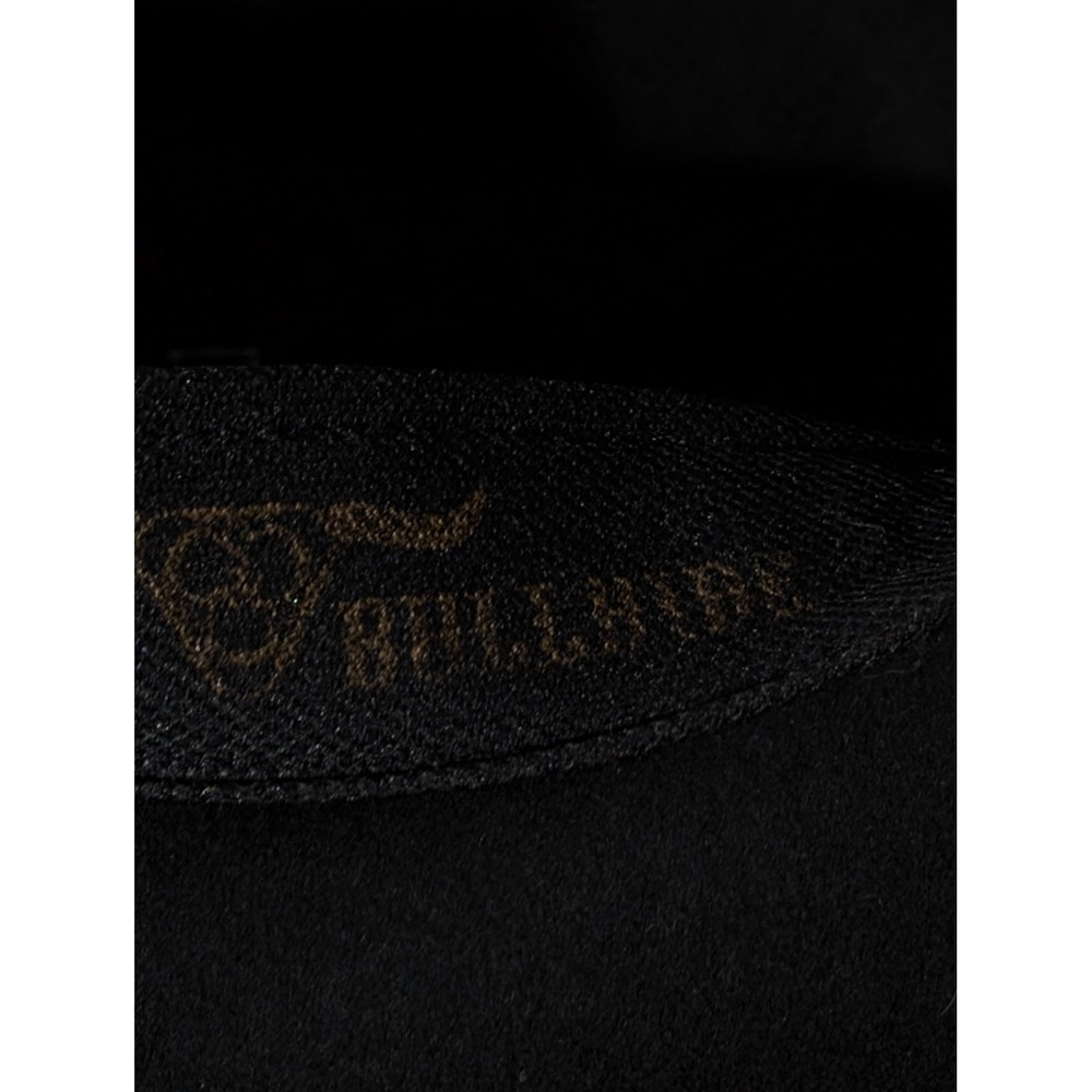 Bullhide Ghost Rider Cowboy Hat Mens M Black Wool Felt Skull Spikes Western - Picture 13 of 13